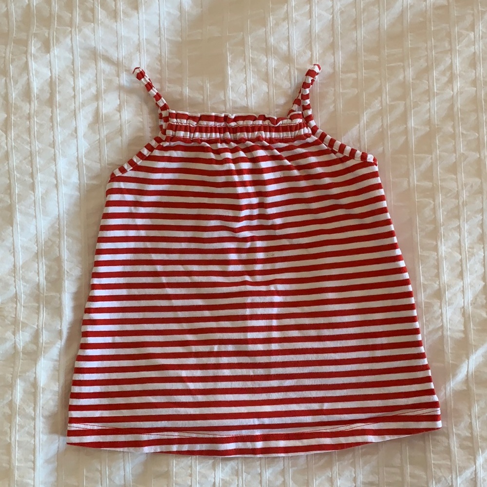 Hanna Andersson tank with keyhole back 3T